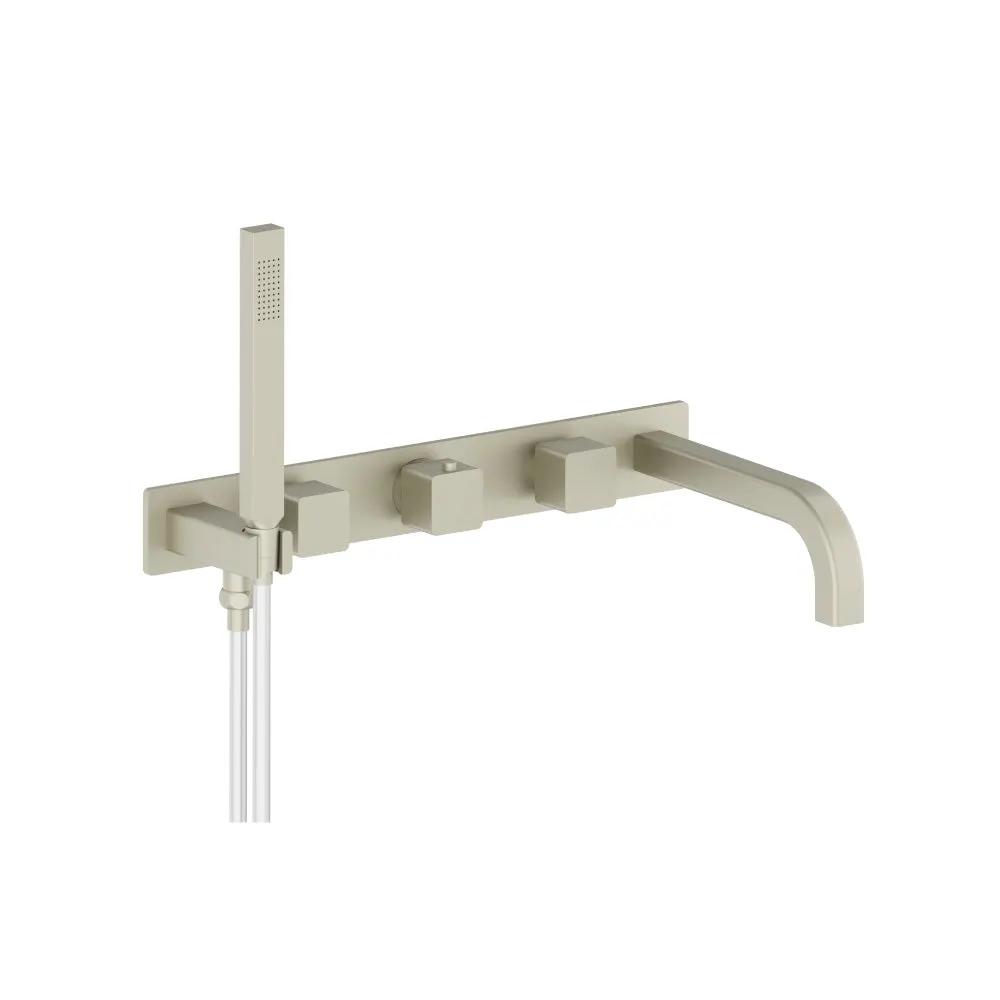 Flusso Serie 196 Trim for Wall Mount Tub Filler with Hand Shower by Flusso