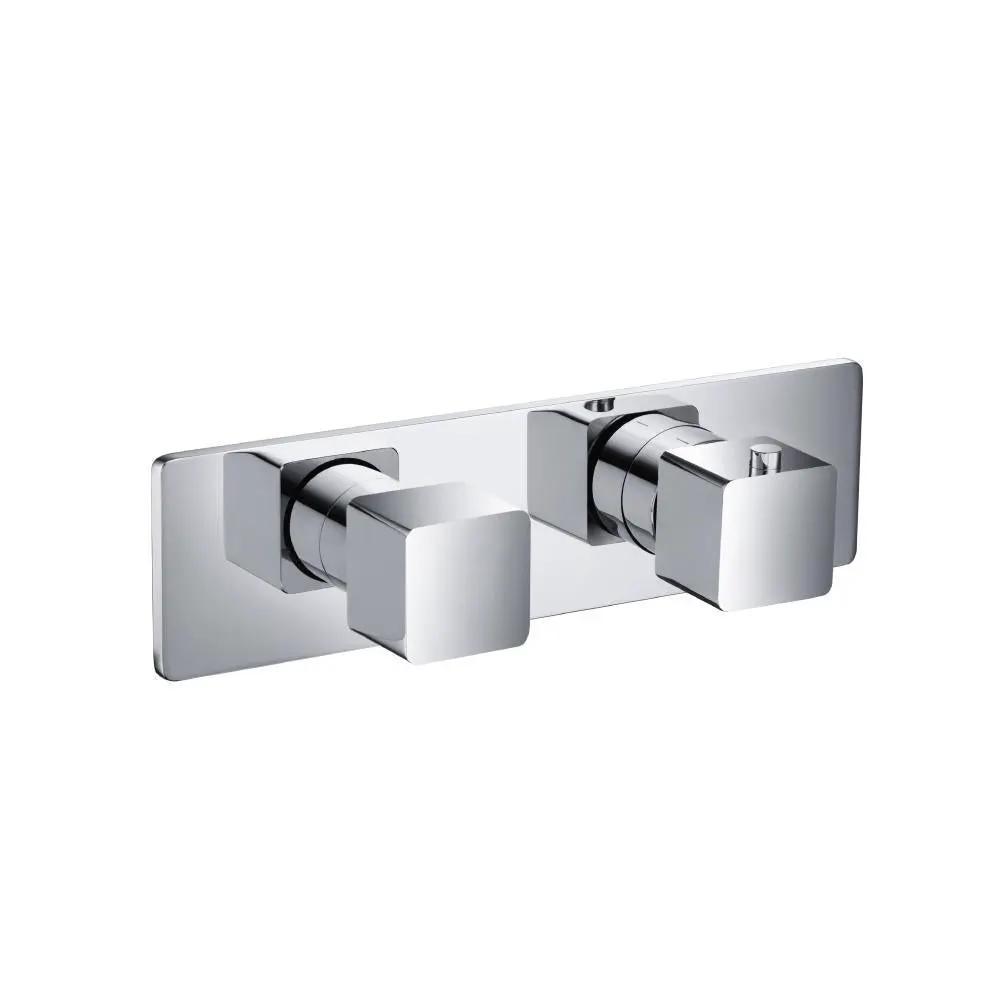 chrome shower valve