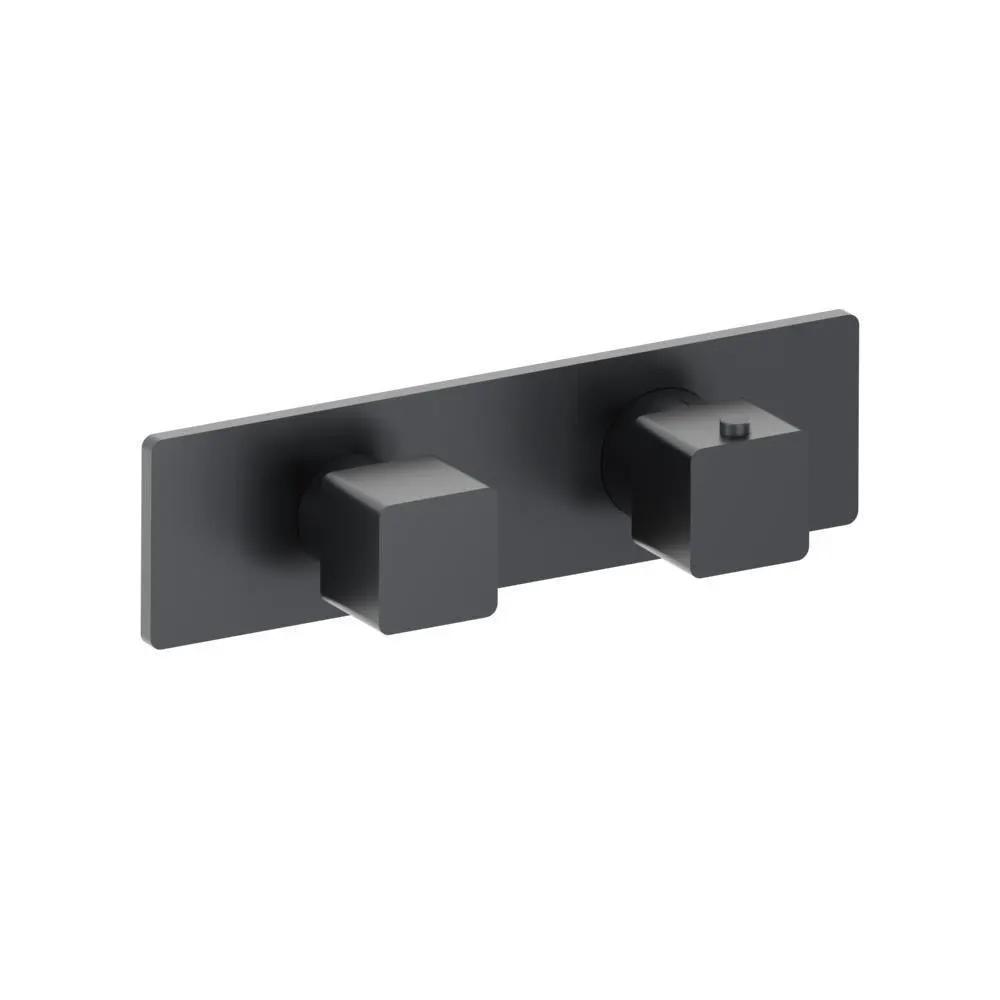Flusso Serie 196 3/4" Horizontal Thermostatic Shower Valve / Trim - 1 Ouptut by Flusso