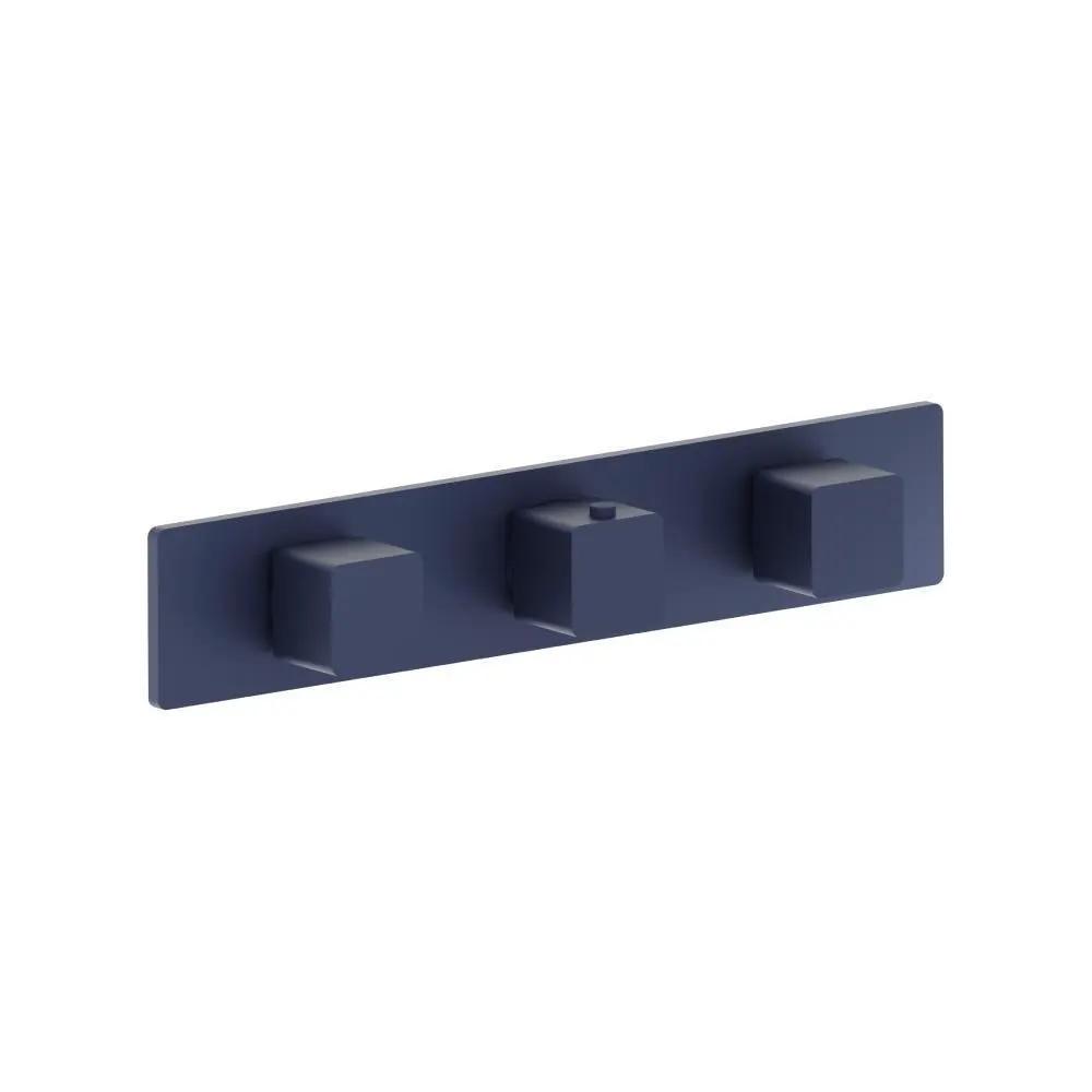Flusso Serie 196 3/4" Horizontal Thermostatic Valve with 2 Volume Controls and Trim by Flusso