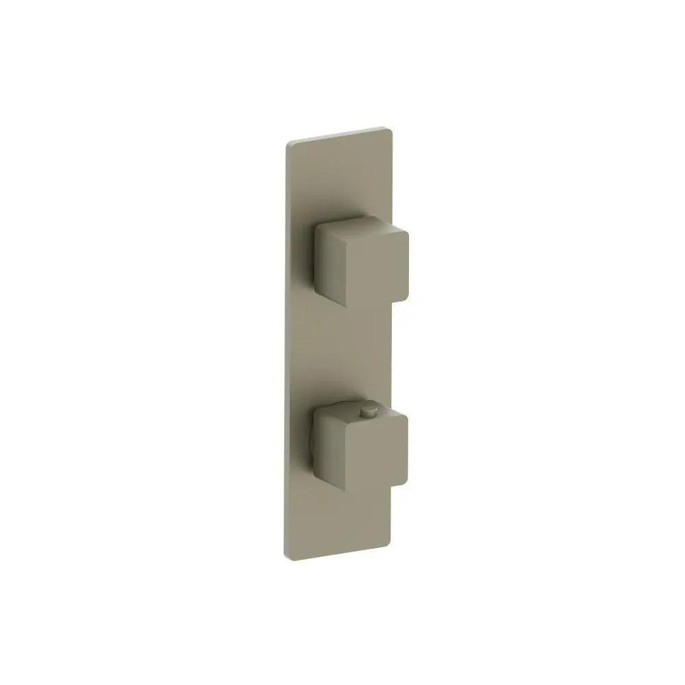 Flusso Serie 196 3/4" Horizontal Thermostatic Shower Valve and Trim - 1- Output by Flusso