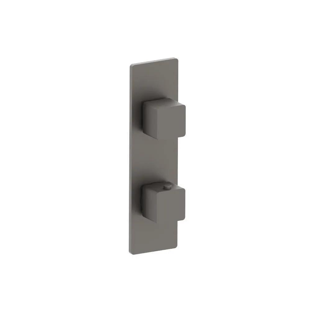Flusso Serie 196 3/4" Horizontal Thermostatic Shower Valve and Trim - 1- Output by Flusso