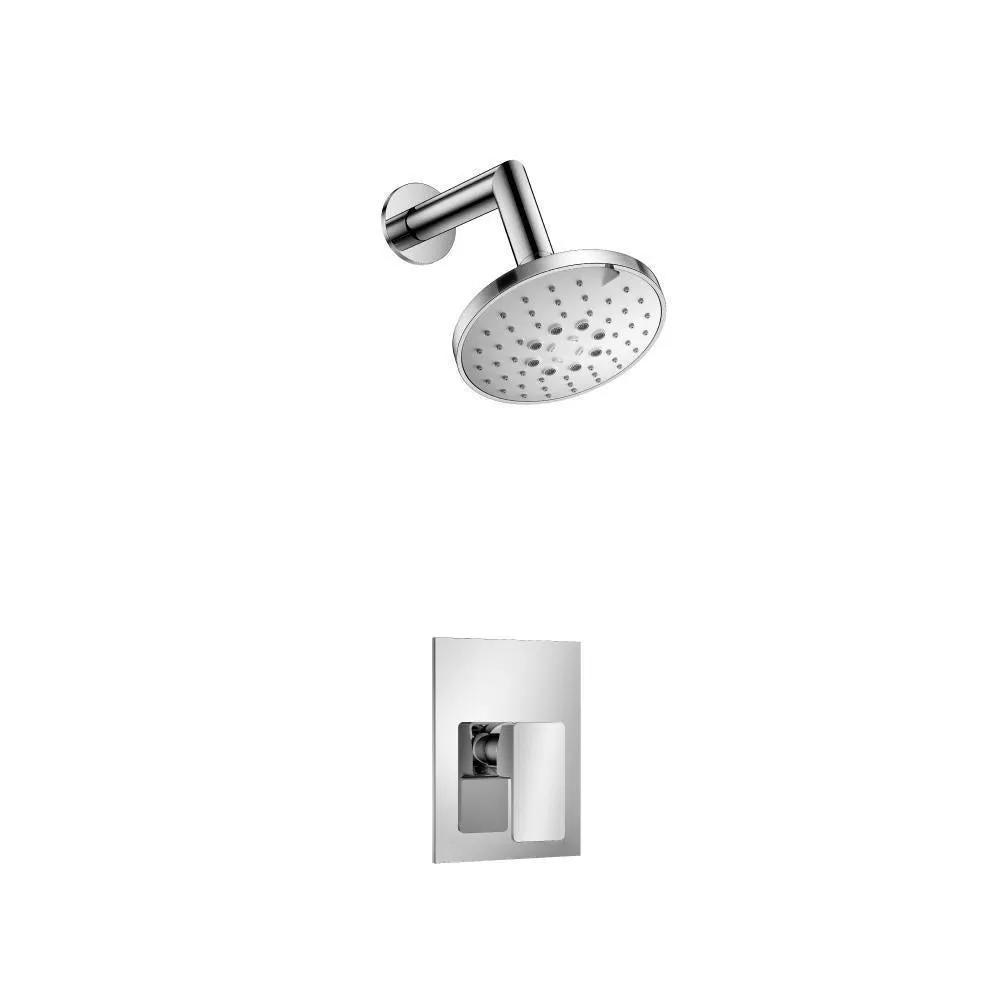 chrome shower set
