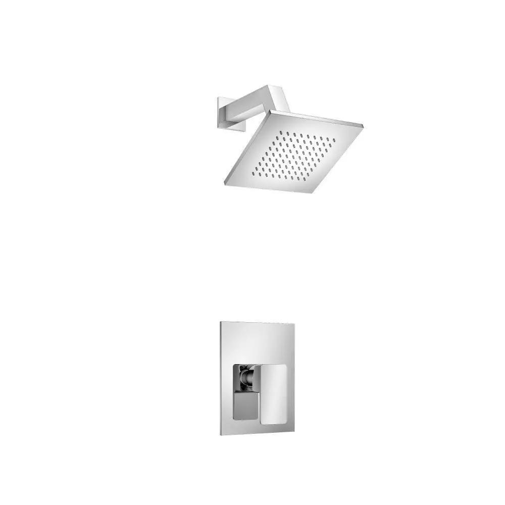 chrome shower set