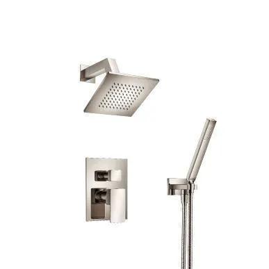 Flusso Serie 196 Two Output Shower Set with Shower Head and Hand Held by Flusso