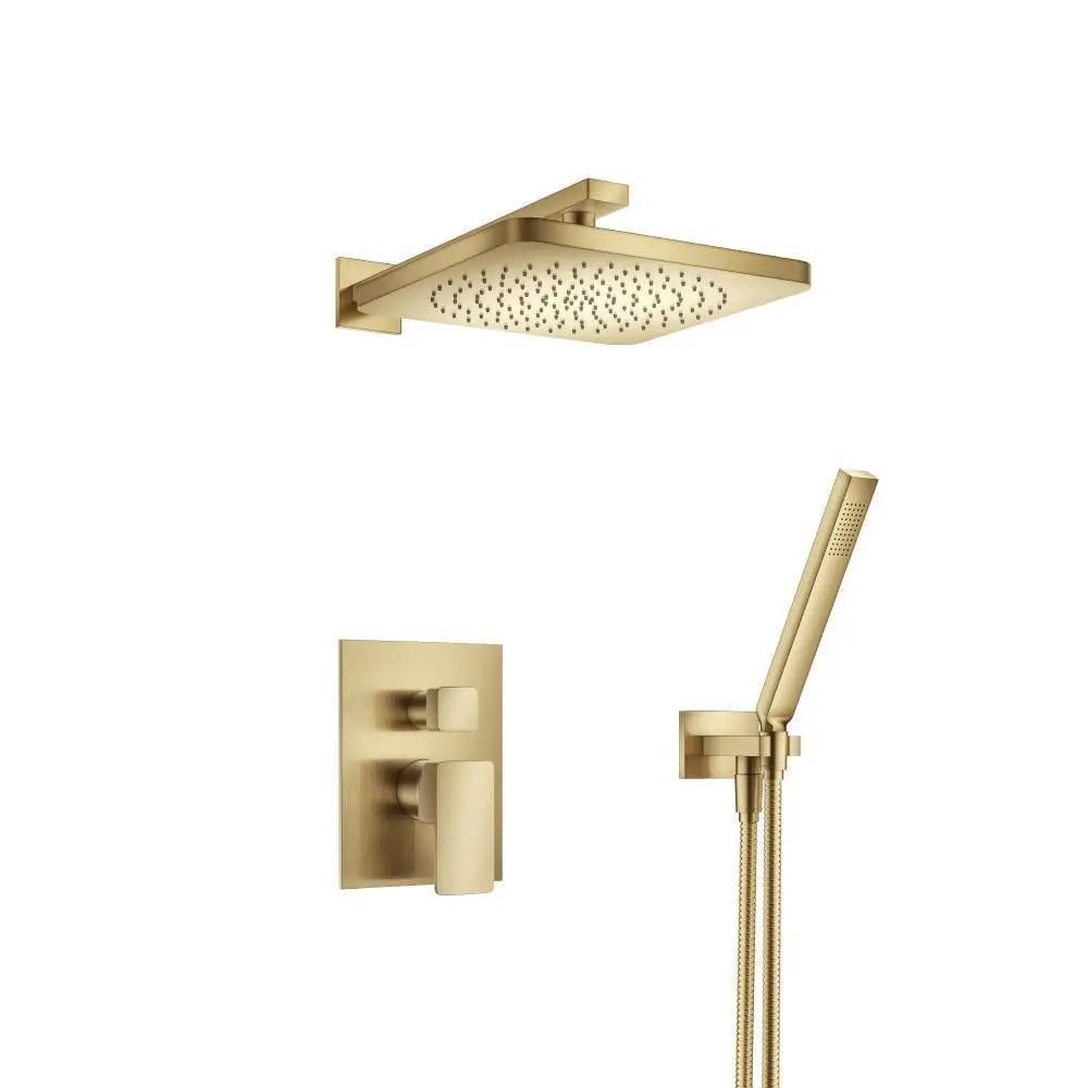 Flusso Serie 196 Two Output Shower Set with Shower Head and Hand Held by Flusso