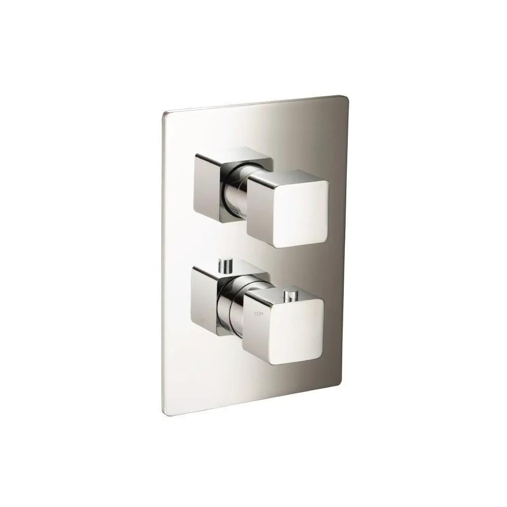 Flusso Serie 196 3/4" Thermostatic Shower Valve and Trim - 1 Output by Flusso