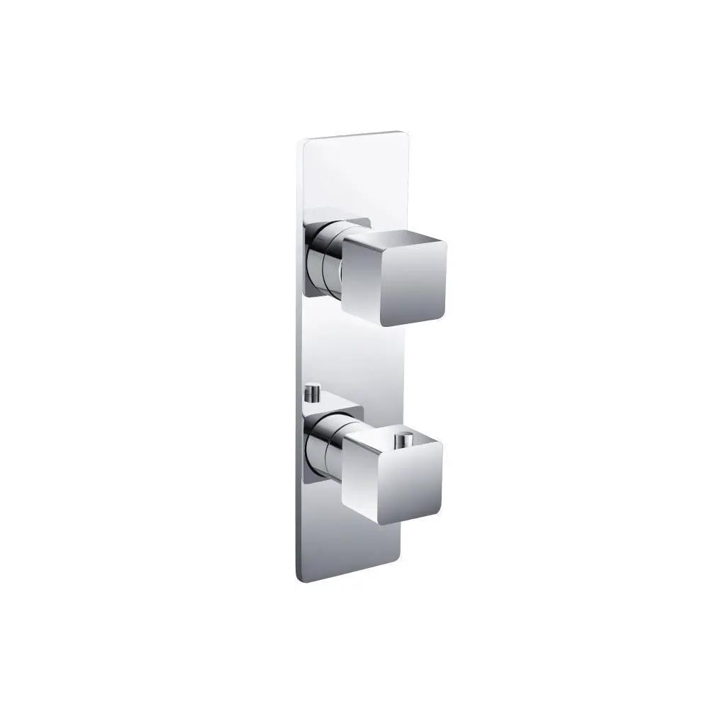 chrome shower valve