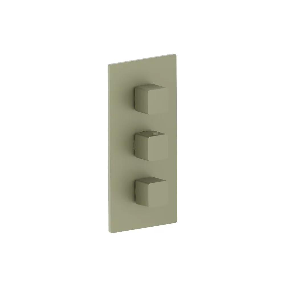 Flusso Serie 196 3/4" Thermostatic Valve with Trim - 3 Output by Flusso