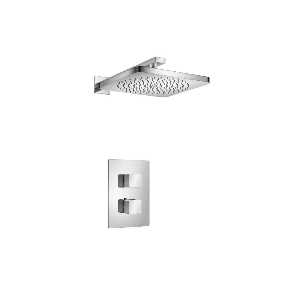 chrome shower set