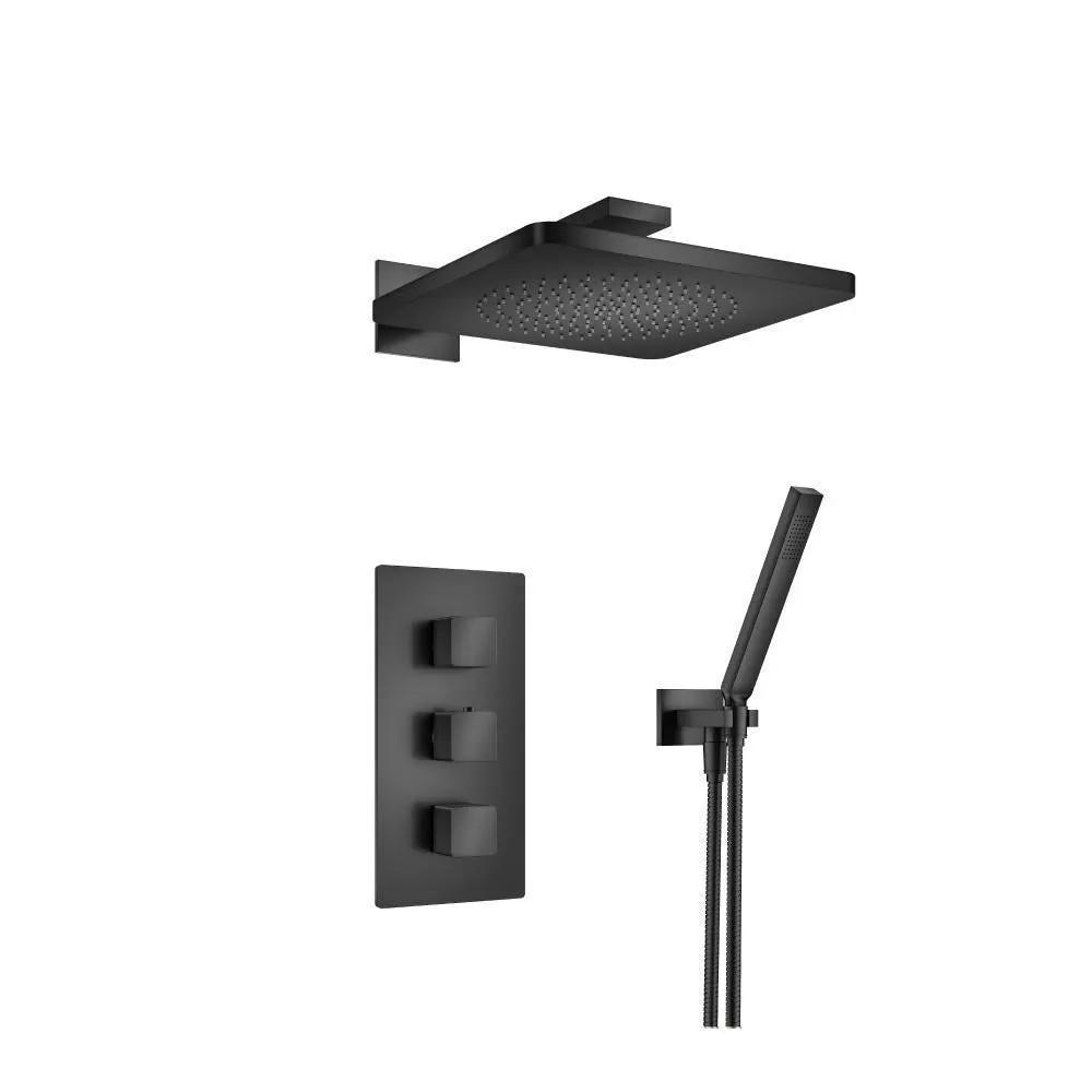 Flusso Serie 196 Two Output Shower Set with Shower Head and Hand Held by Flusso