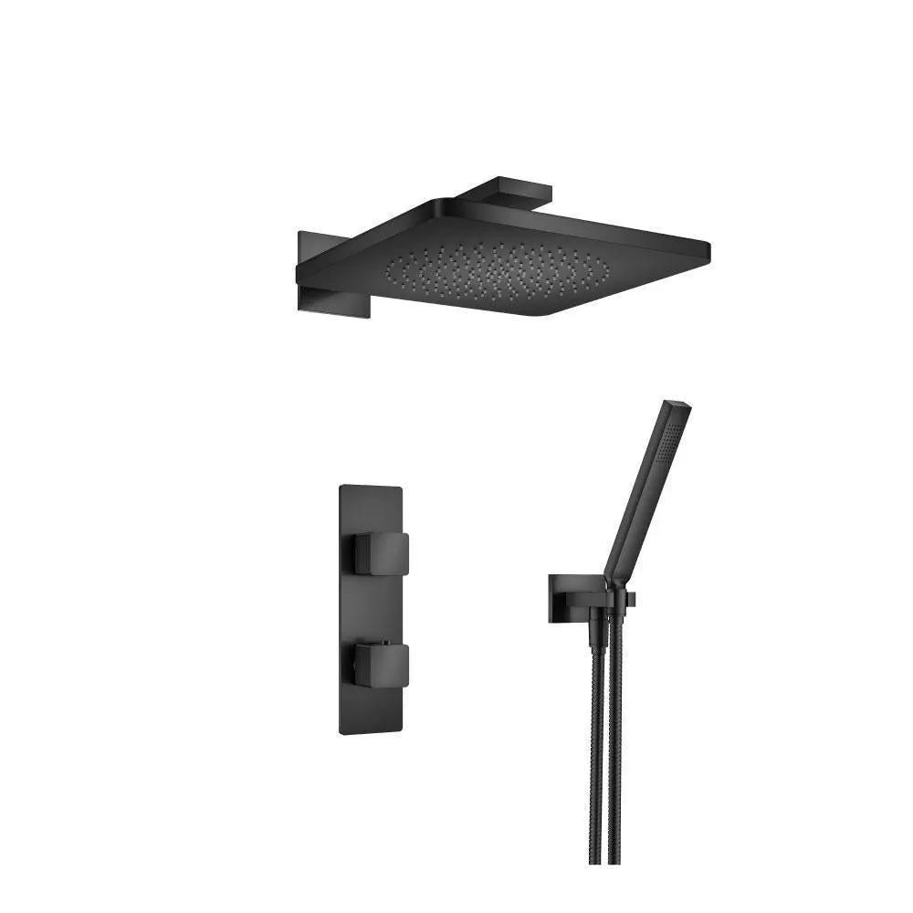 Flusso Serie 196 Two Output Shower Set with Shower Head and Hand Held by Flusso