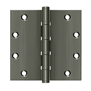 Deltana 5" x 5" Square Hinges, Ball Bearings