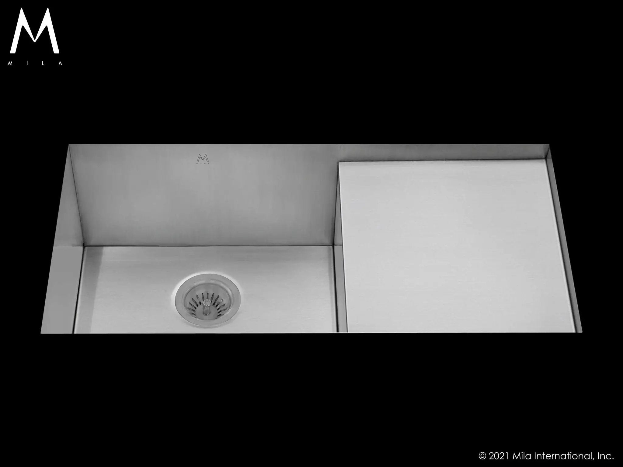 satin brushed ss kitchen sink
