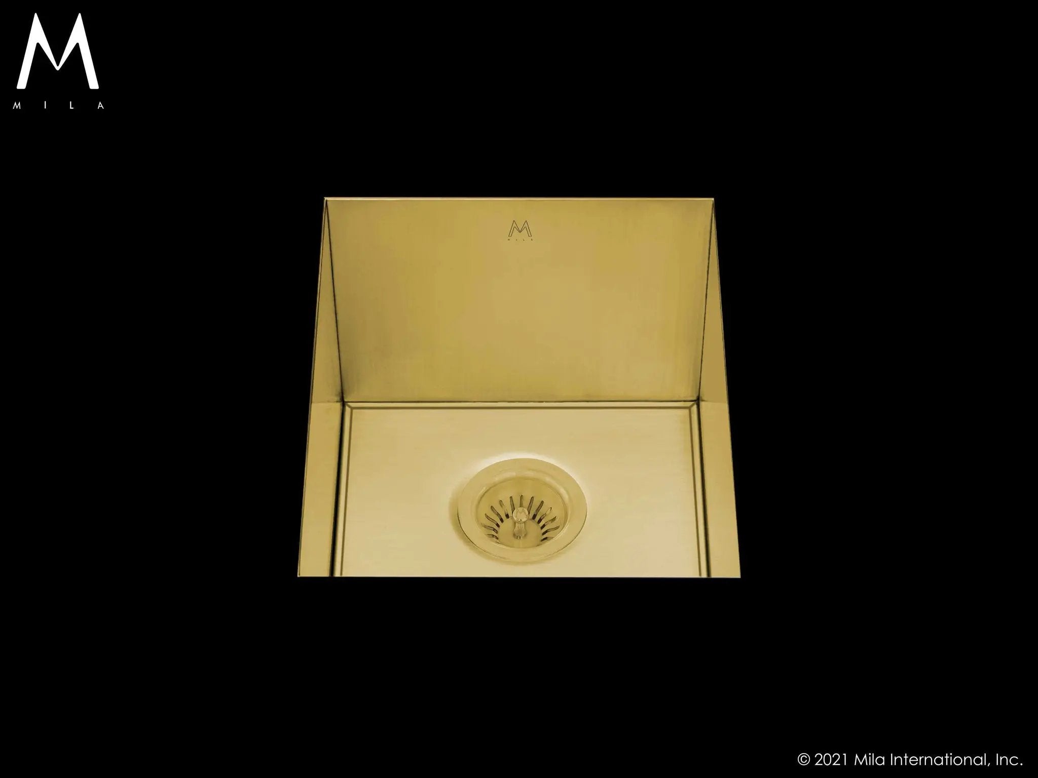 MILA ORION Entertainment Under Mount 14.75 x 14.75 Kitchen Sink by Mila International