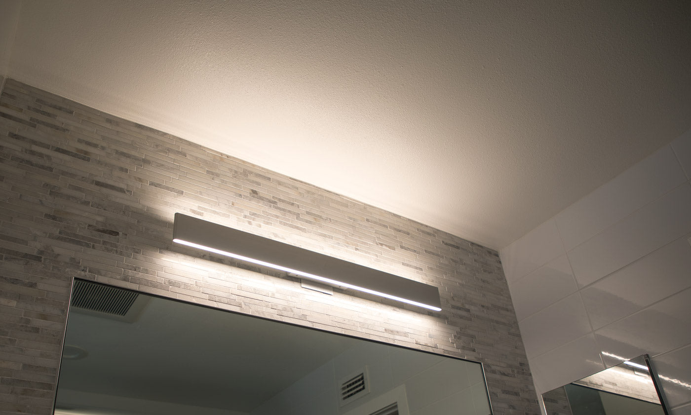 brushed aluminum light