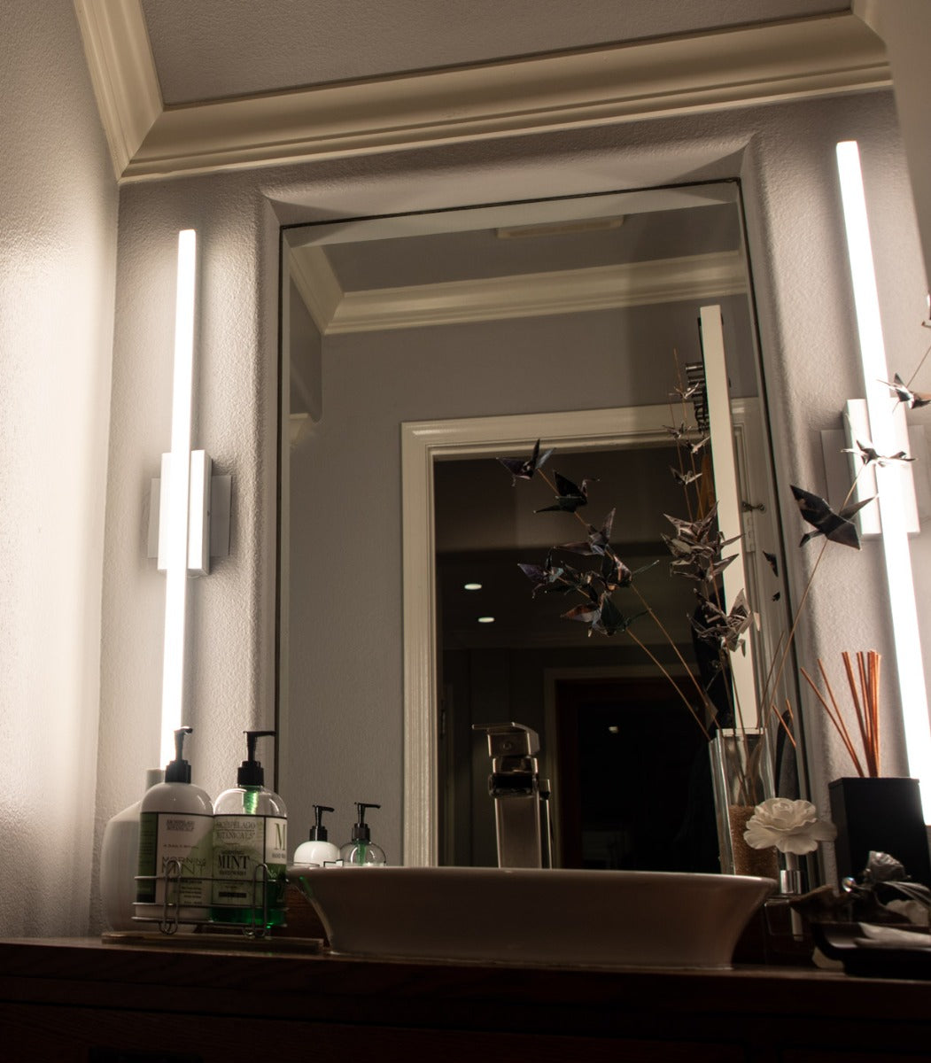 brushed aluminum light