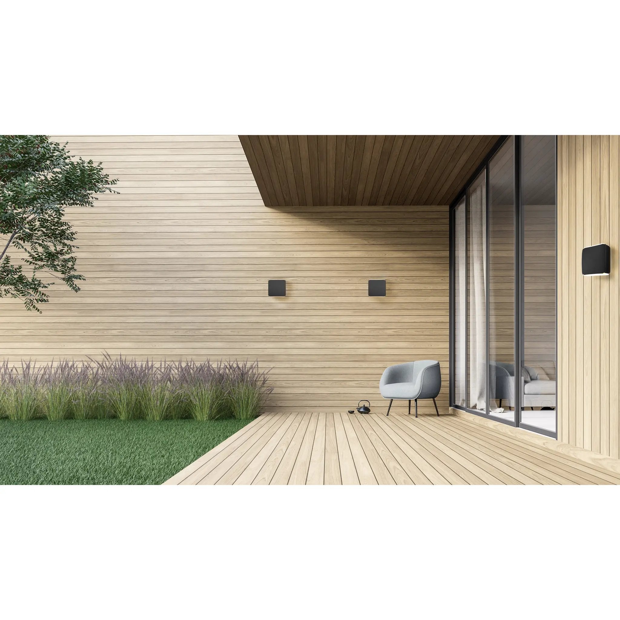 black led wall mount