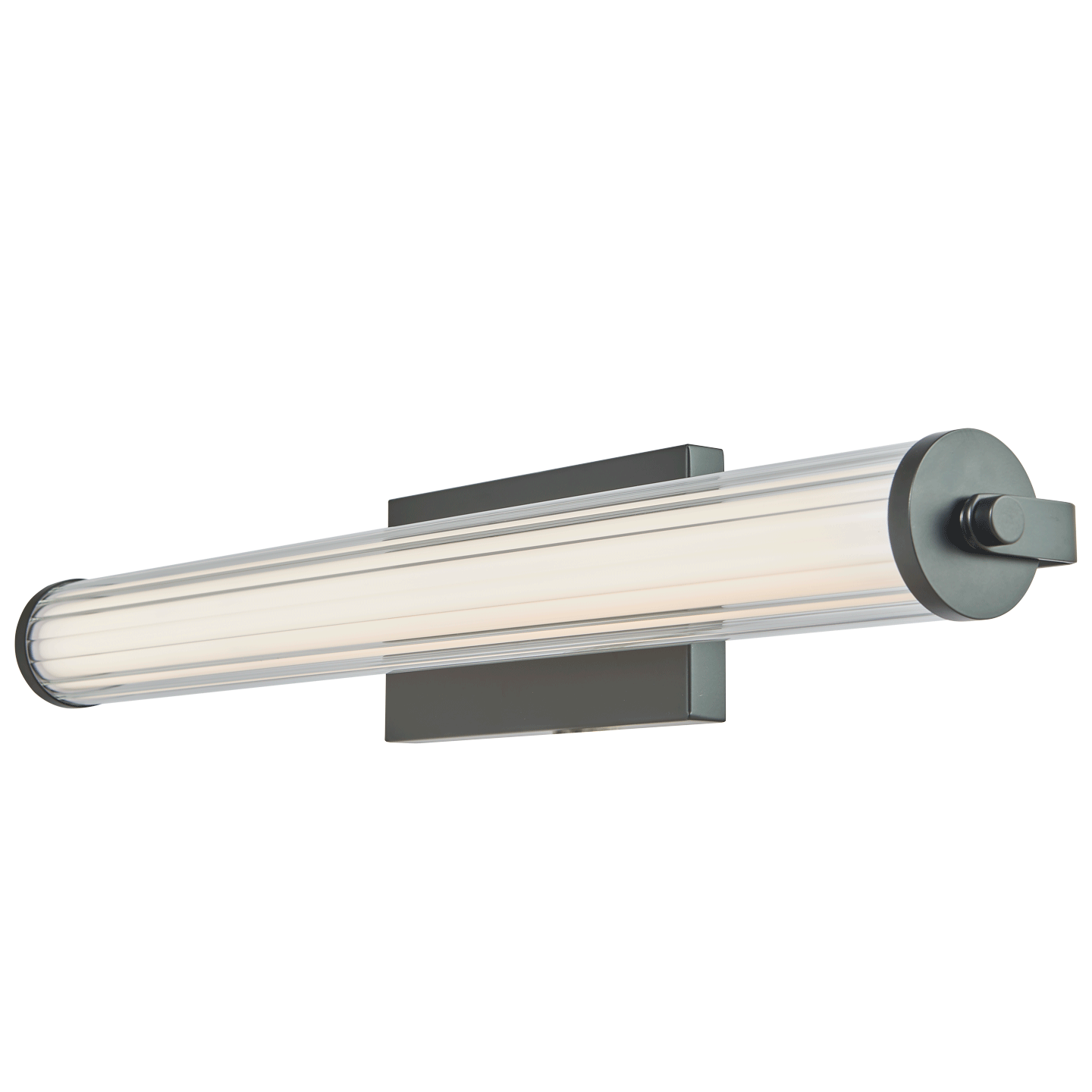 Abra Lighting Macie Fluted Clear Glass Vanity