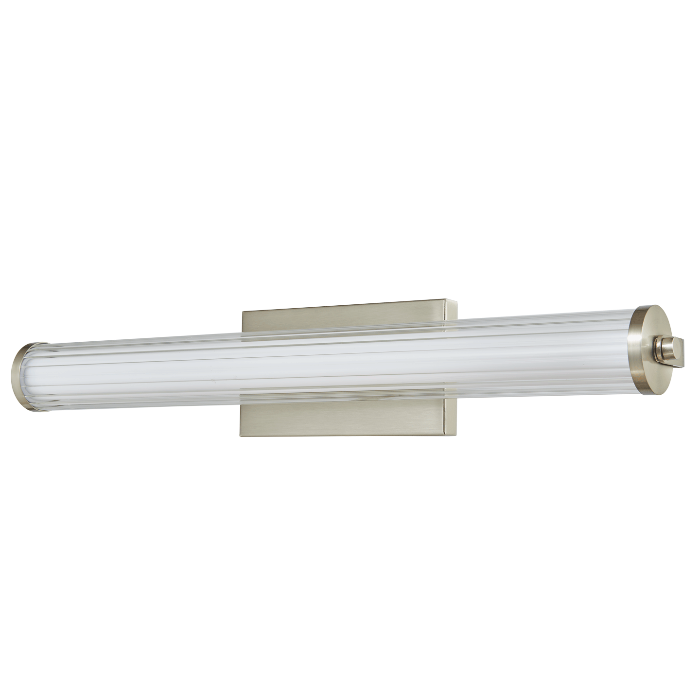 Abra Lighting Macie Fluted Clear Glass Vanity