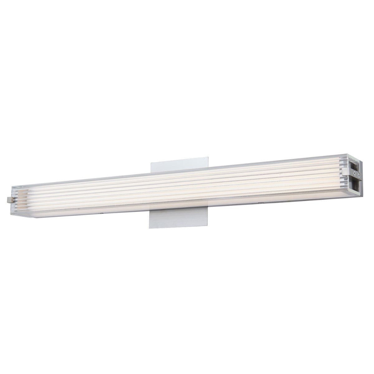 Abra Lighting Macie Ribbed Square Glass Vanity