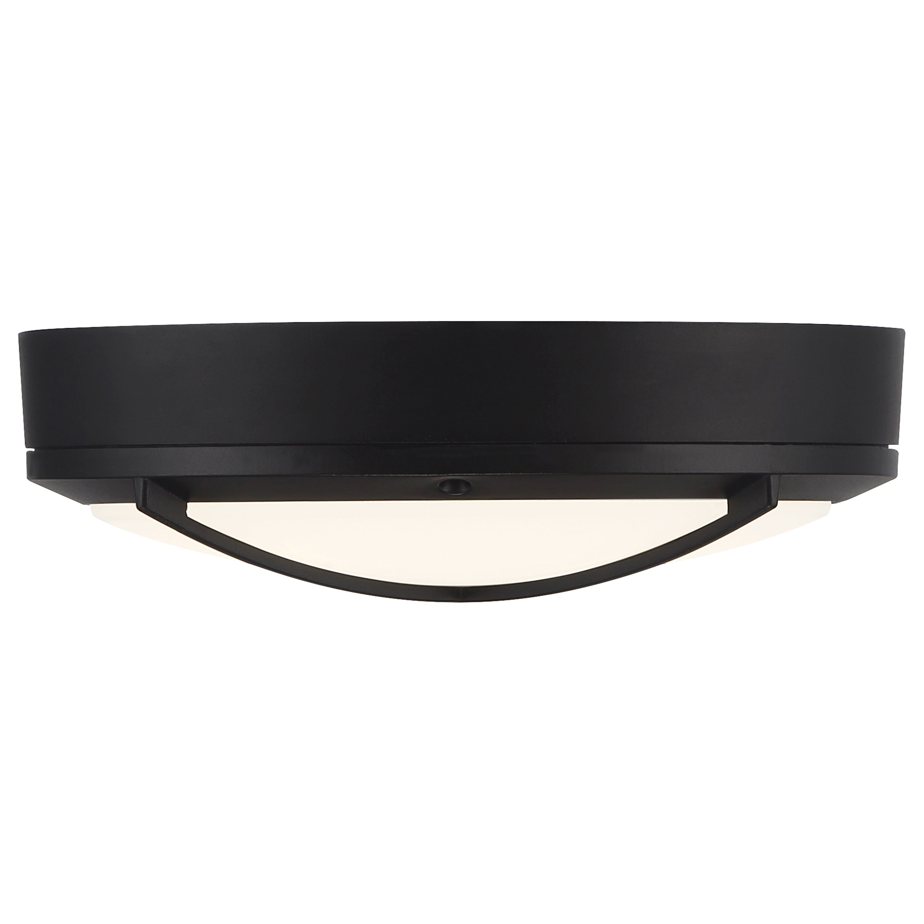 matte black led flush mount