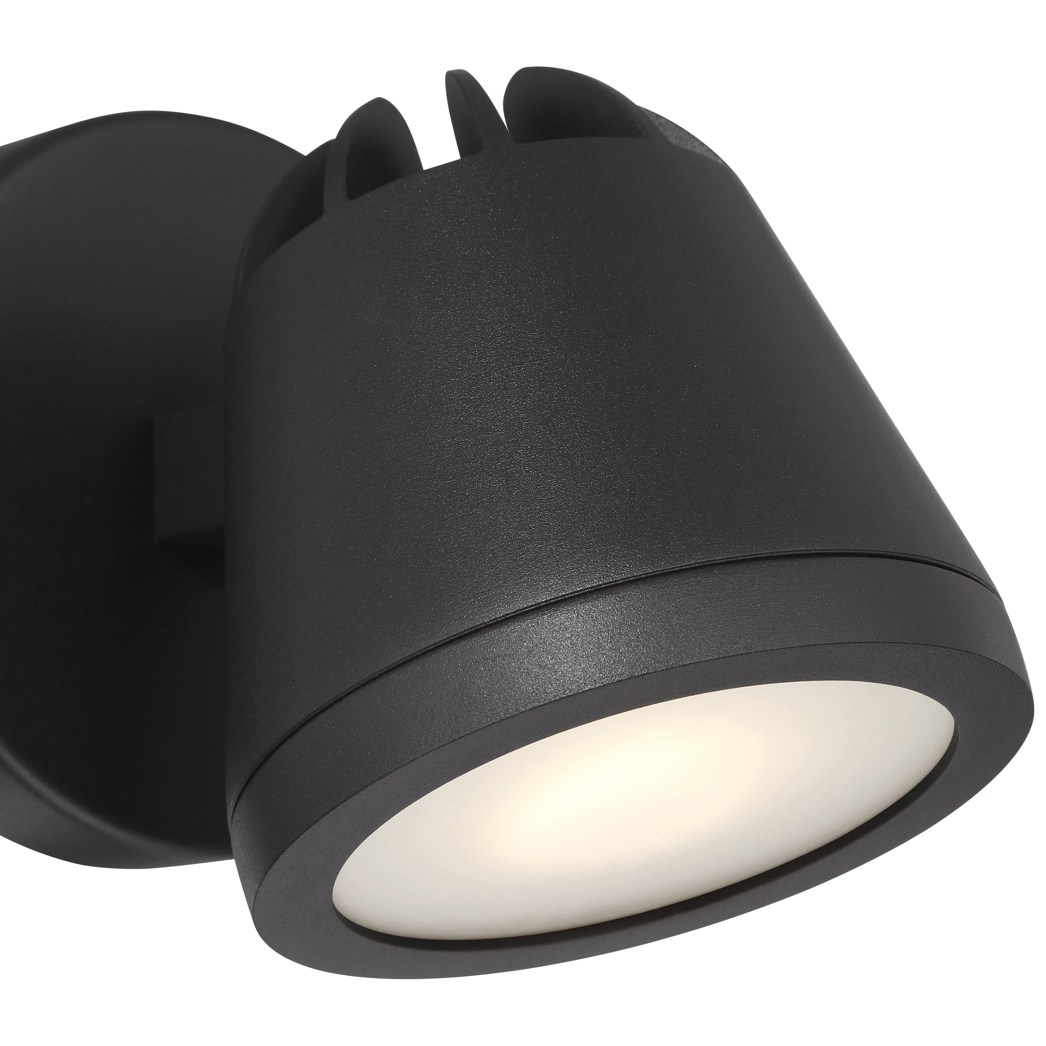 black outdoor adjustable light