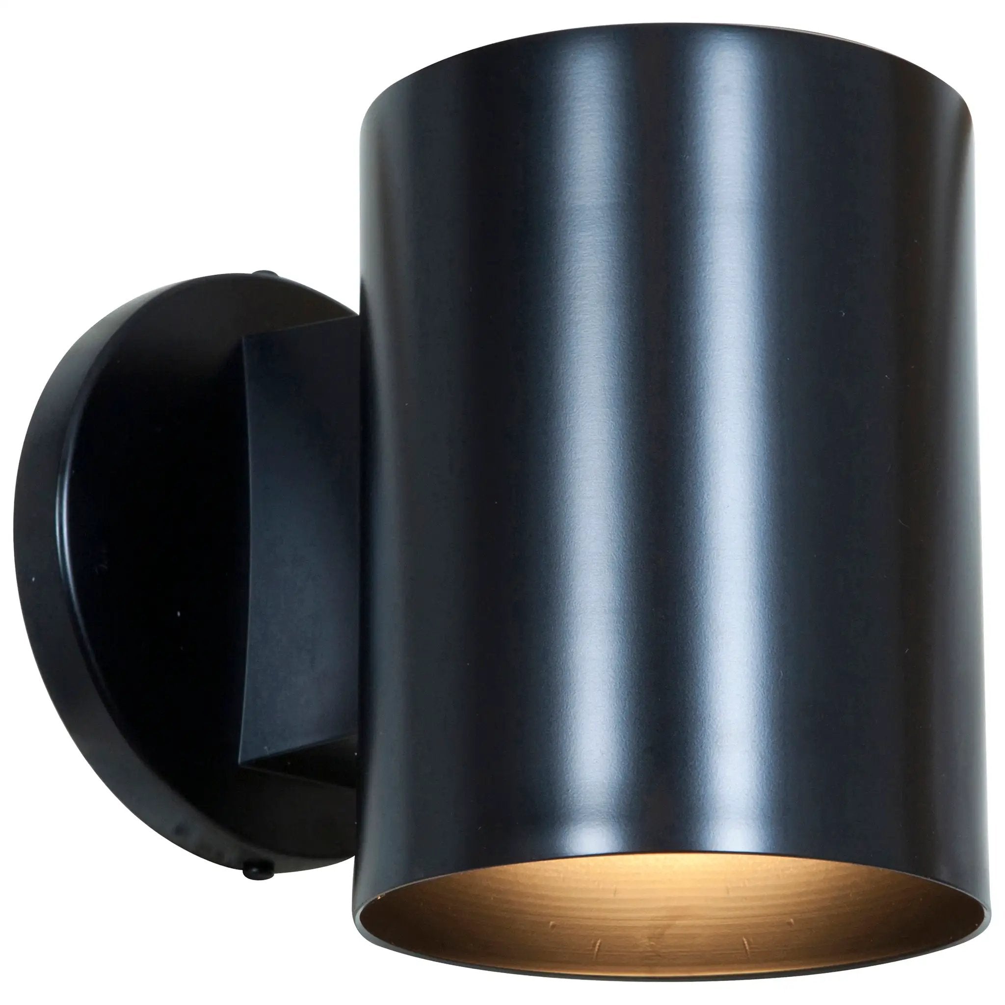 black outdoor wallmount