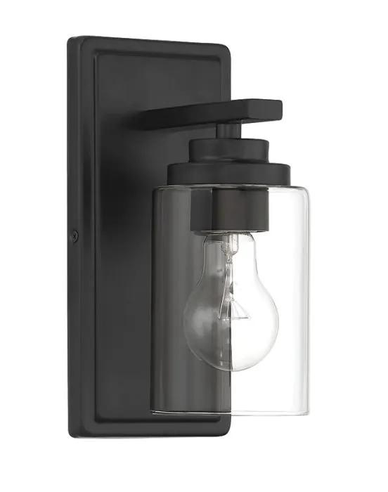 flat black wall sconces