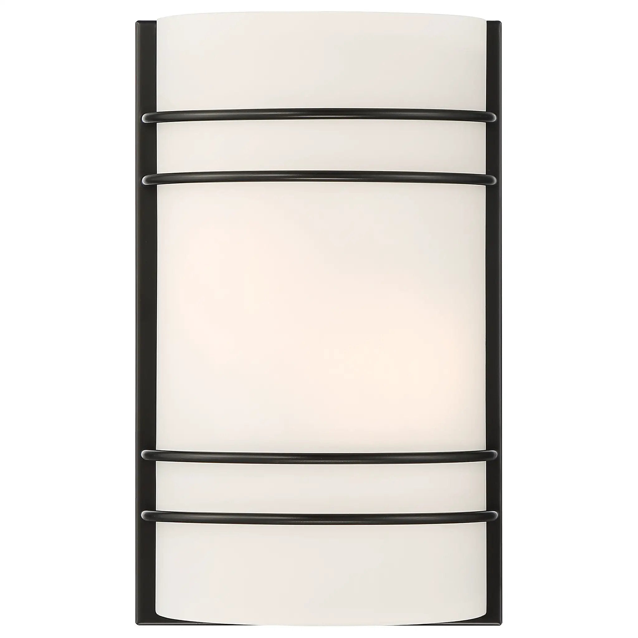 matte black led wall sconce