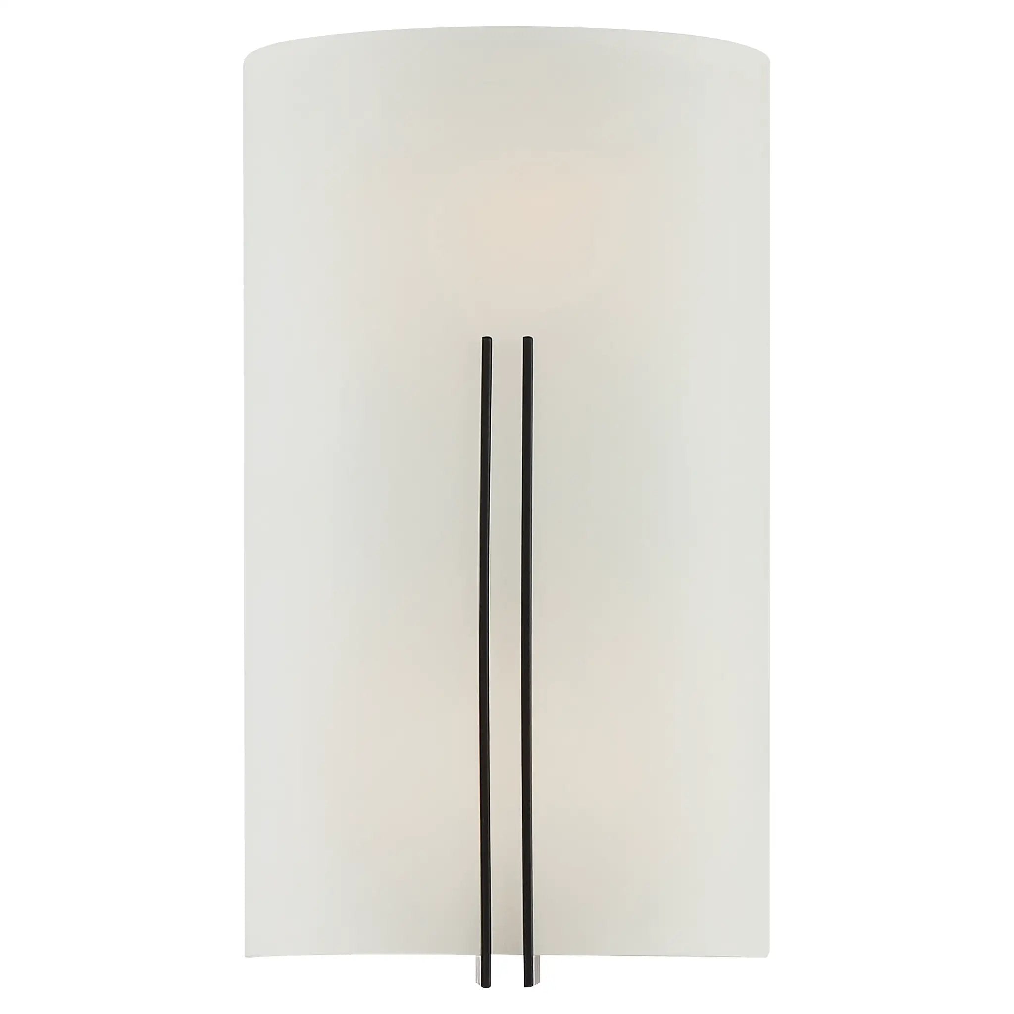 brushed steel led wall sconce