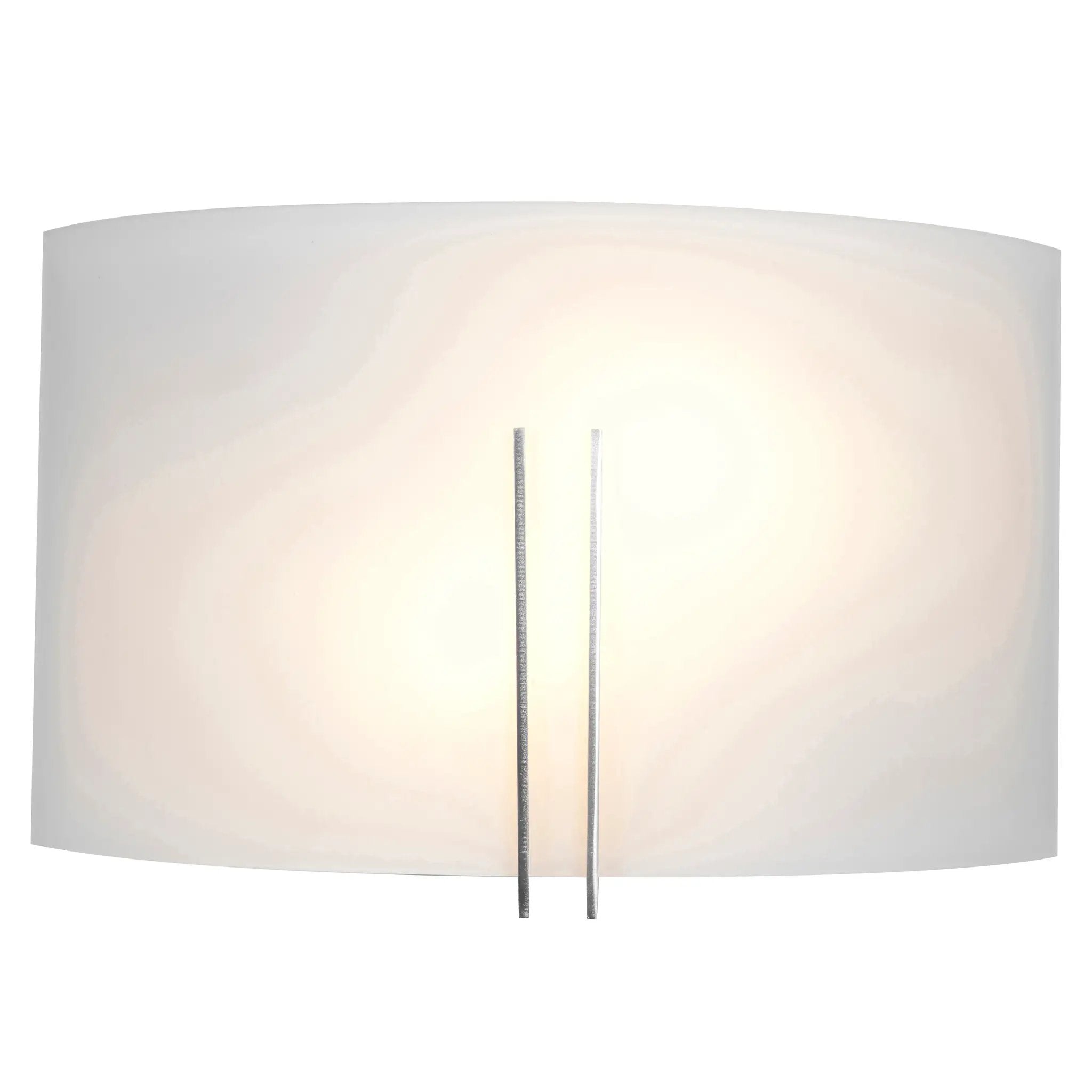 brushed steel led wall sconce