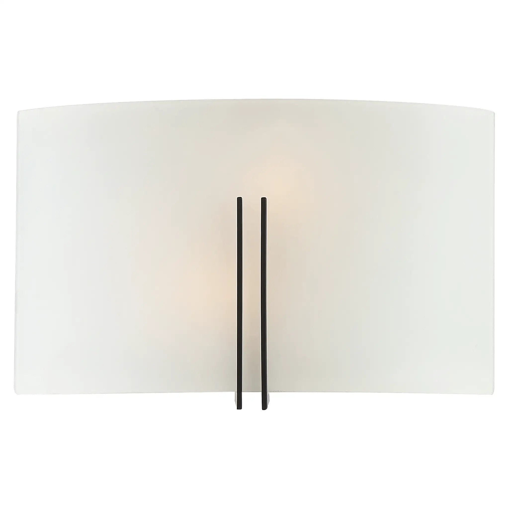 brushed steel led wall sconce