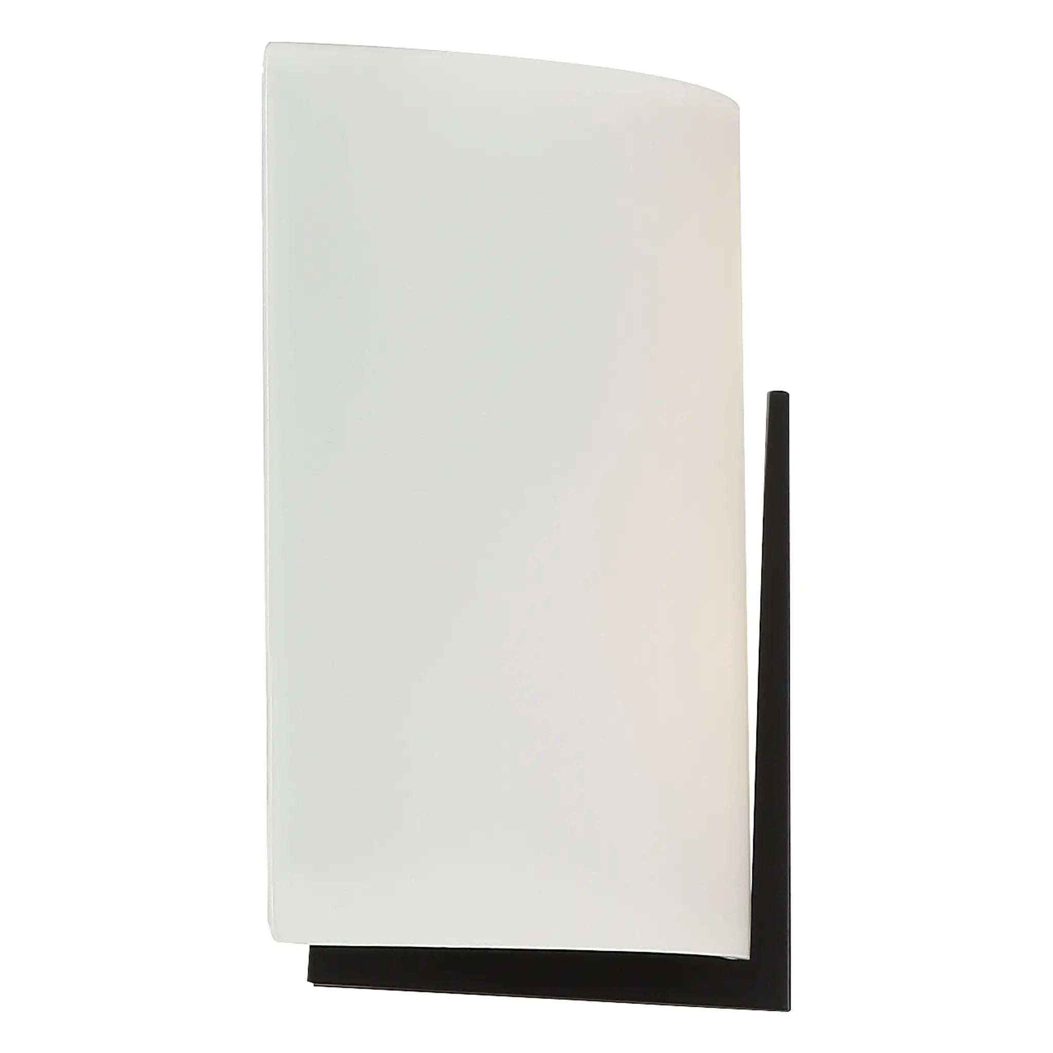 brushed steel led wall sconce