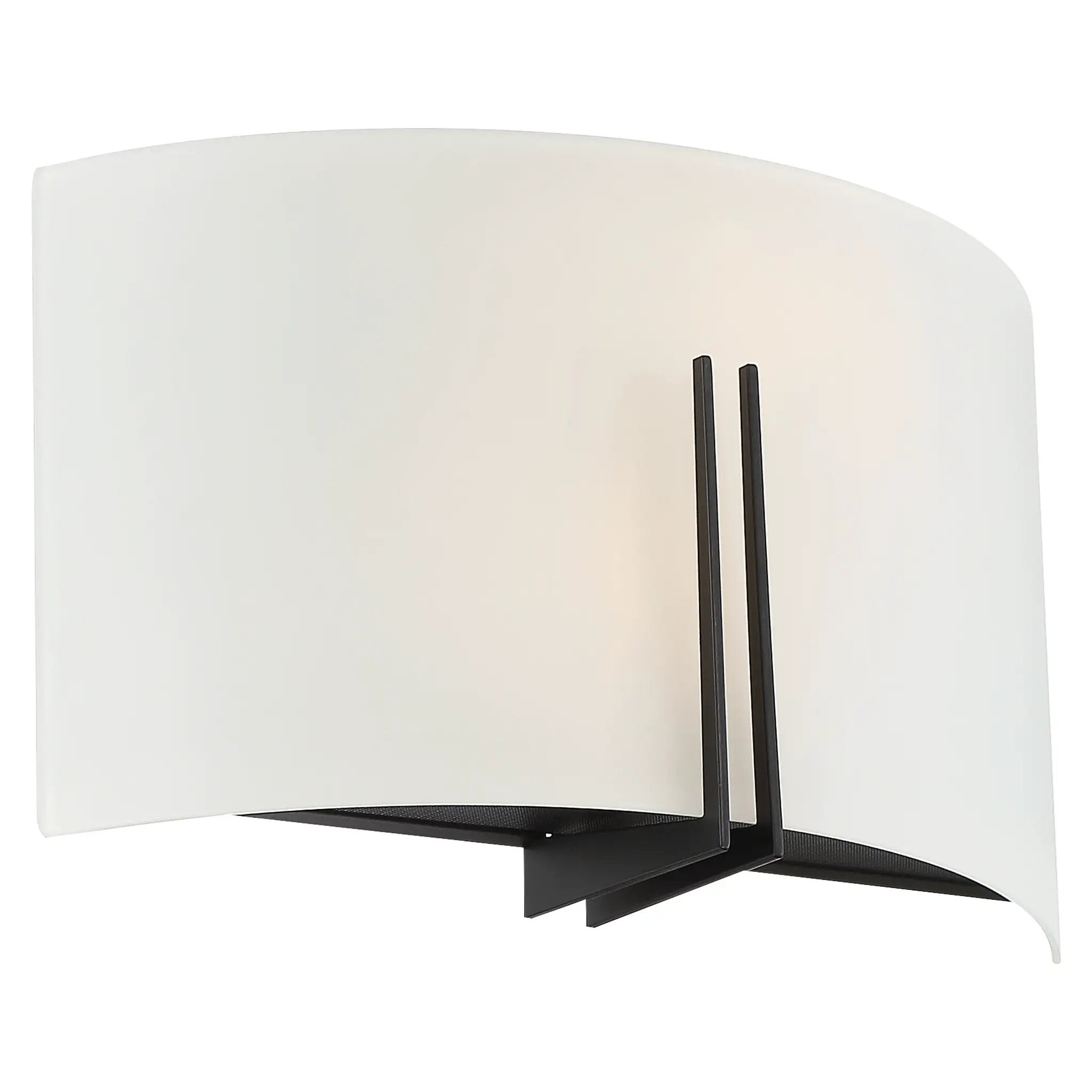 matte black led wall sconce