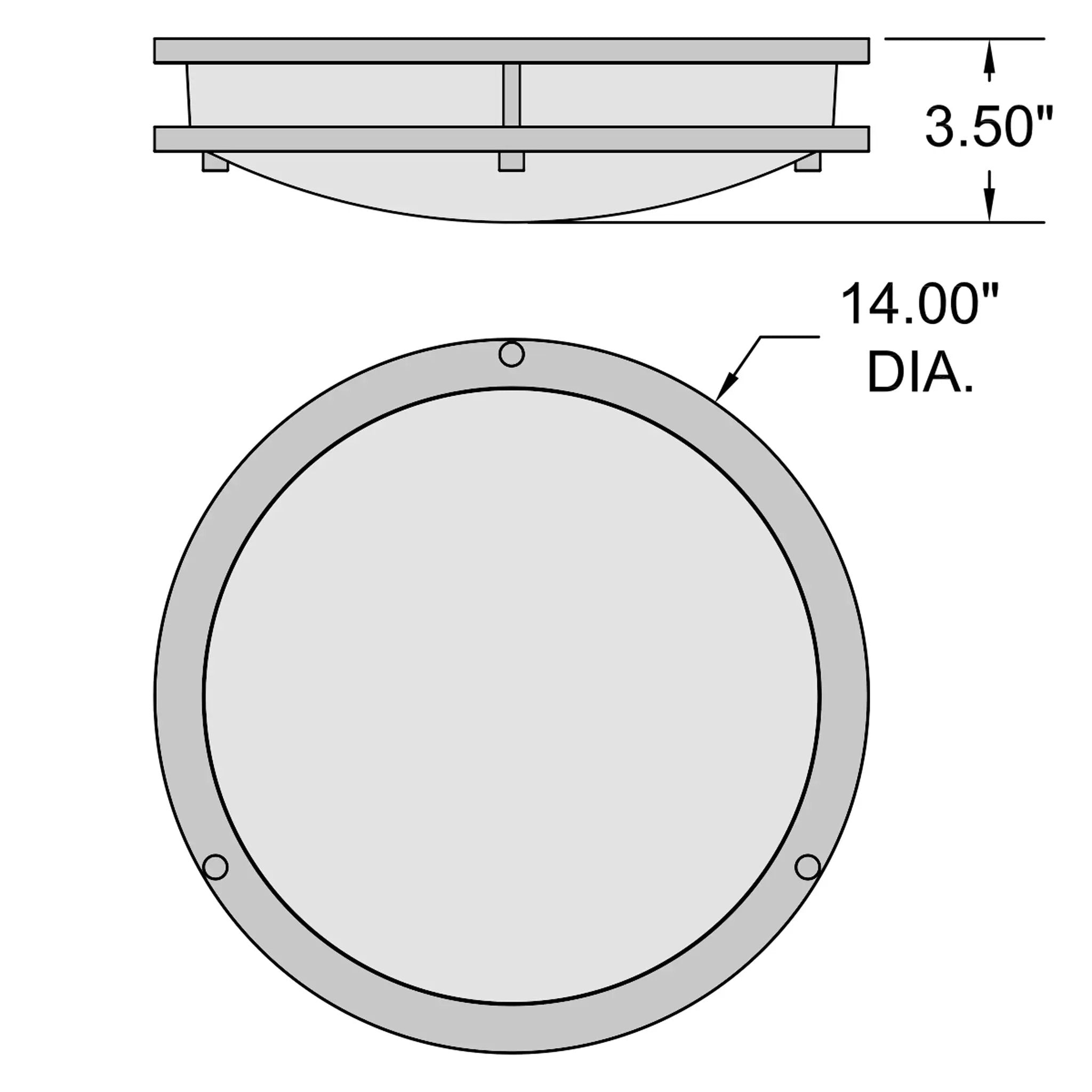 bronze led flush mount
