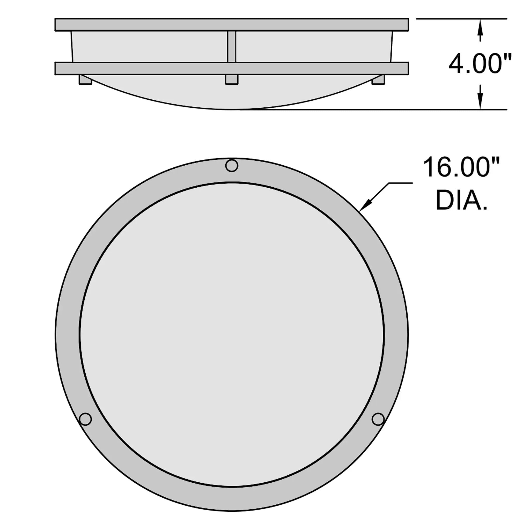 bronze led flush mount