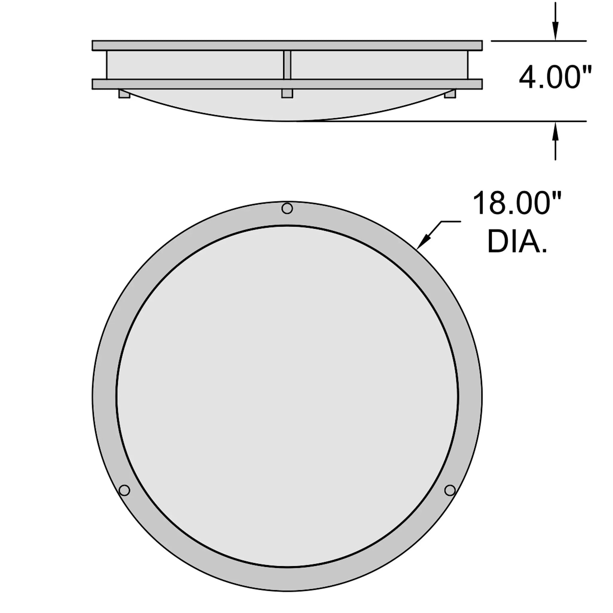 bronze led flush mount