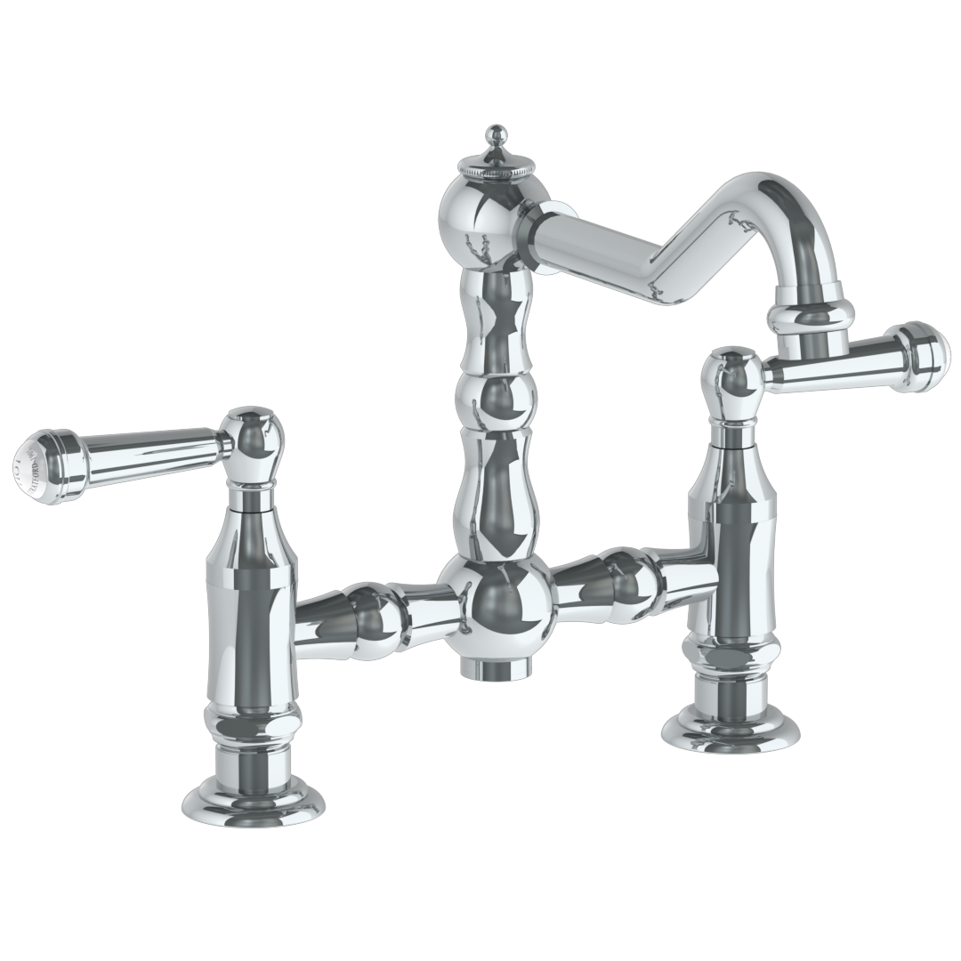 Watermark 206-7.5-S2 Paris Kitchen Deck Mounted Bridge Kitchen Faucet