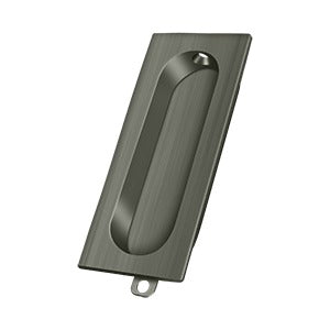 Deltana 3-1/8" x 1-3/8" x 1/2" Rectangle Flush Pull