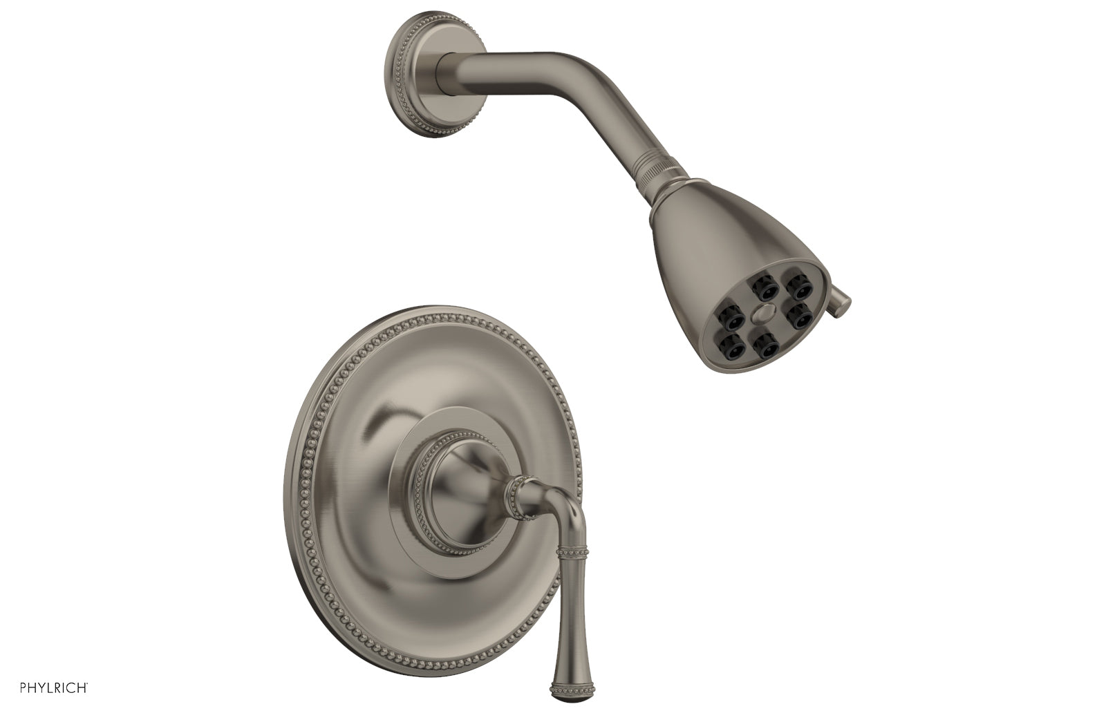 Phylrich BEADED Pressure Balance Shower Set - Lever Handle