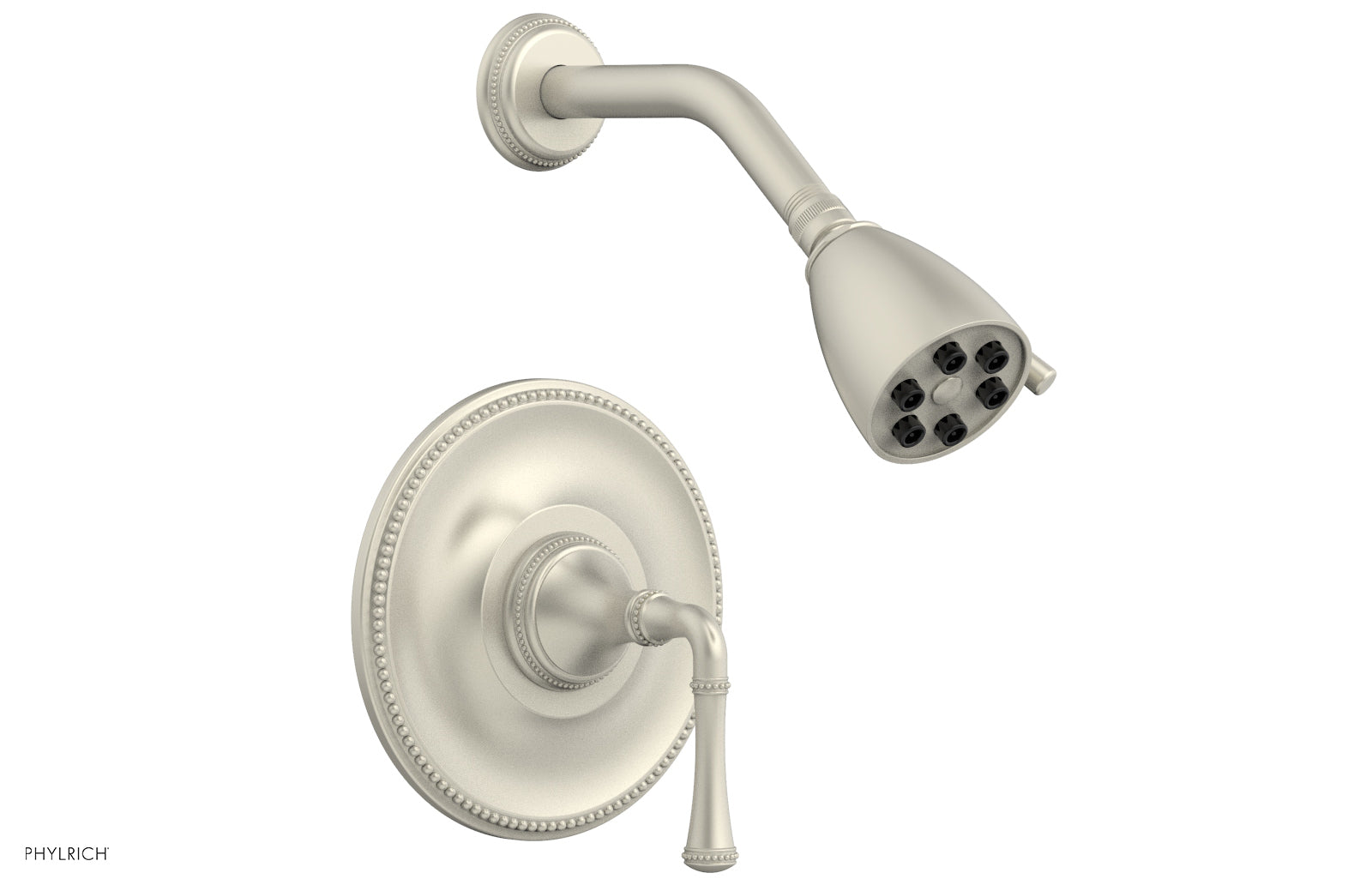 Phylrich BEADED Pressure Balance Shower Set - Lever Handle