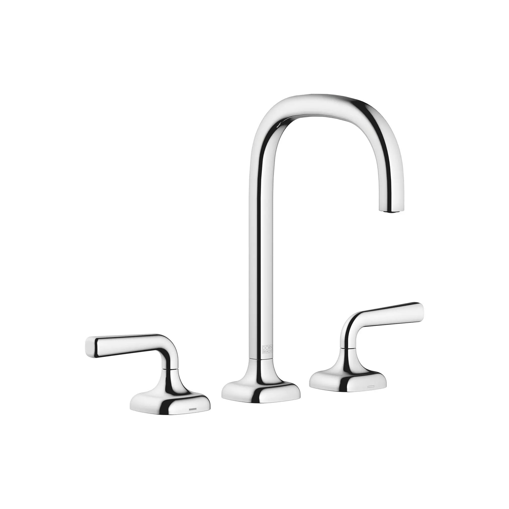 chrome bathroom faucet