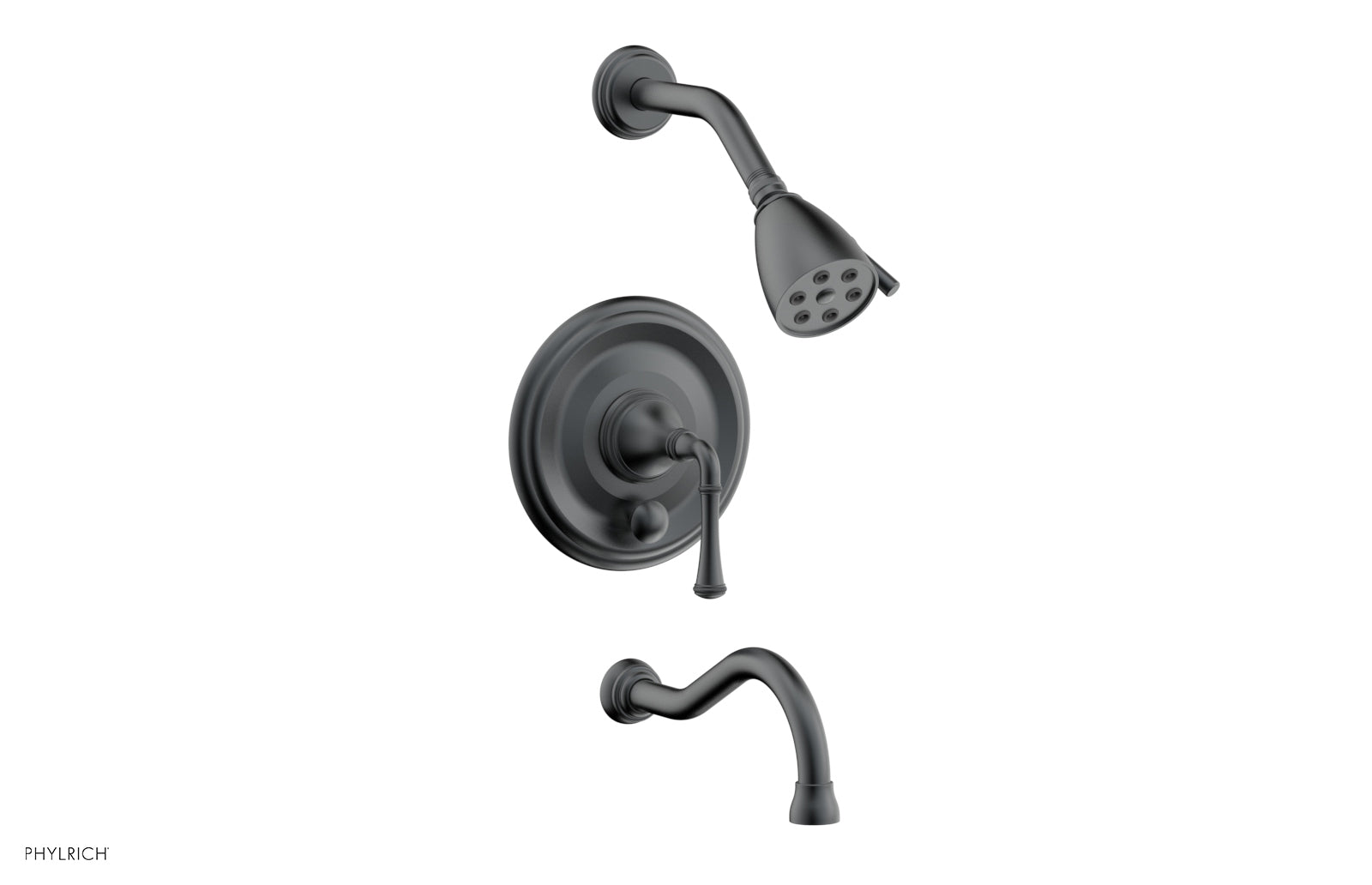 Phylrich COINED Pressure Balance Tub and Shower Set - Lever Handle