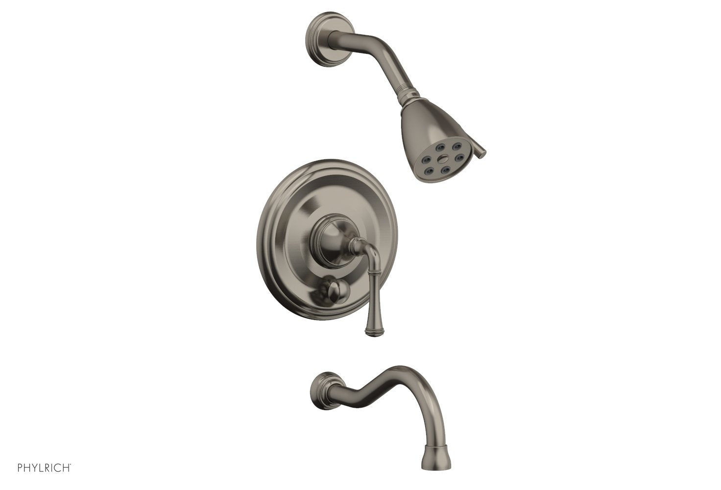 Phylrich COINED Pressure Balance Tub and Shower Set - Lever Handle