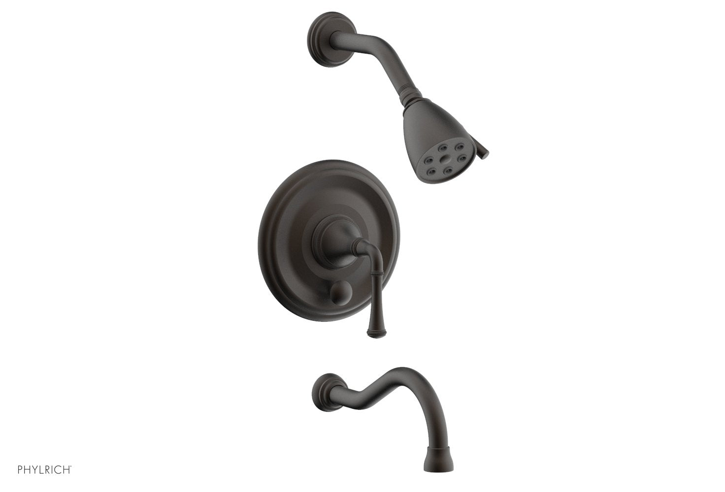 Phylrich COINED Pressure Balance Tub and Shower Set - Lever Handle