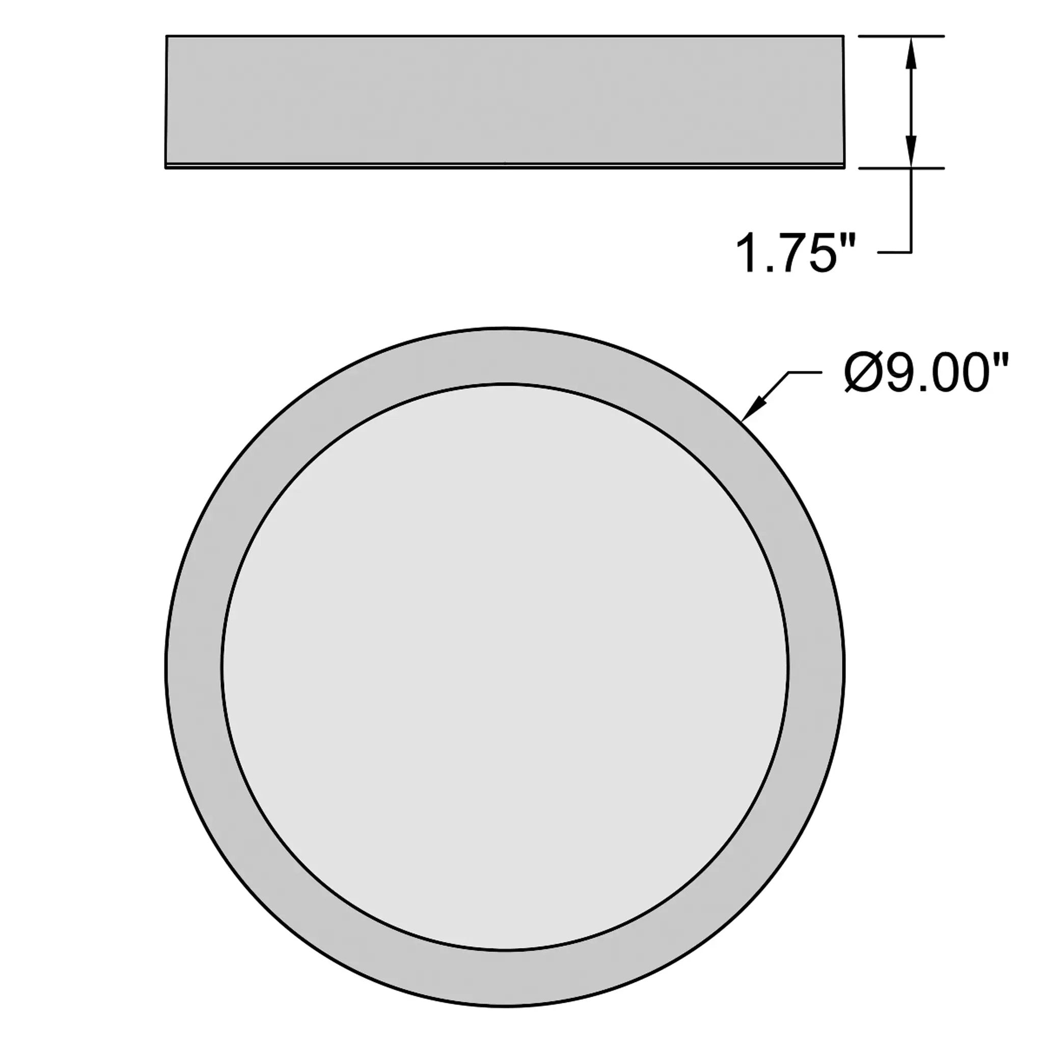 white led flush mount