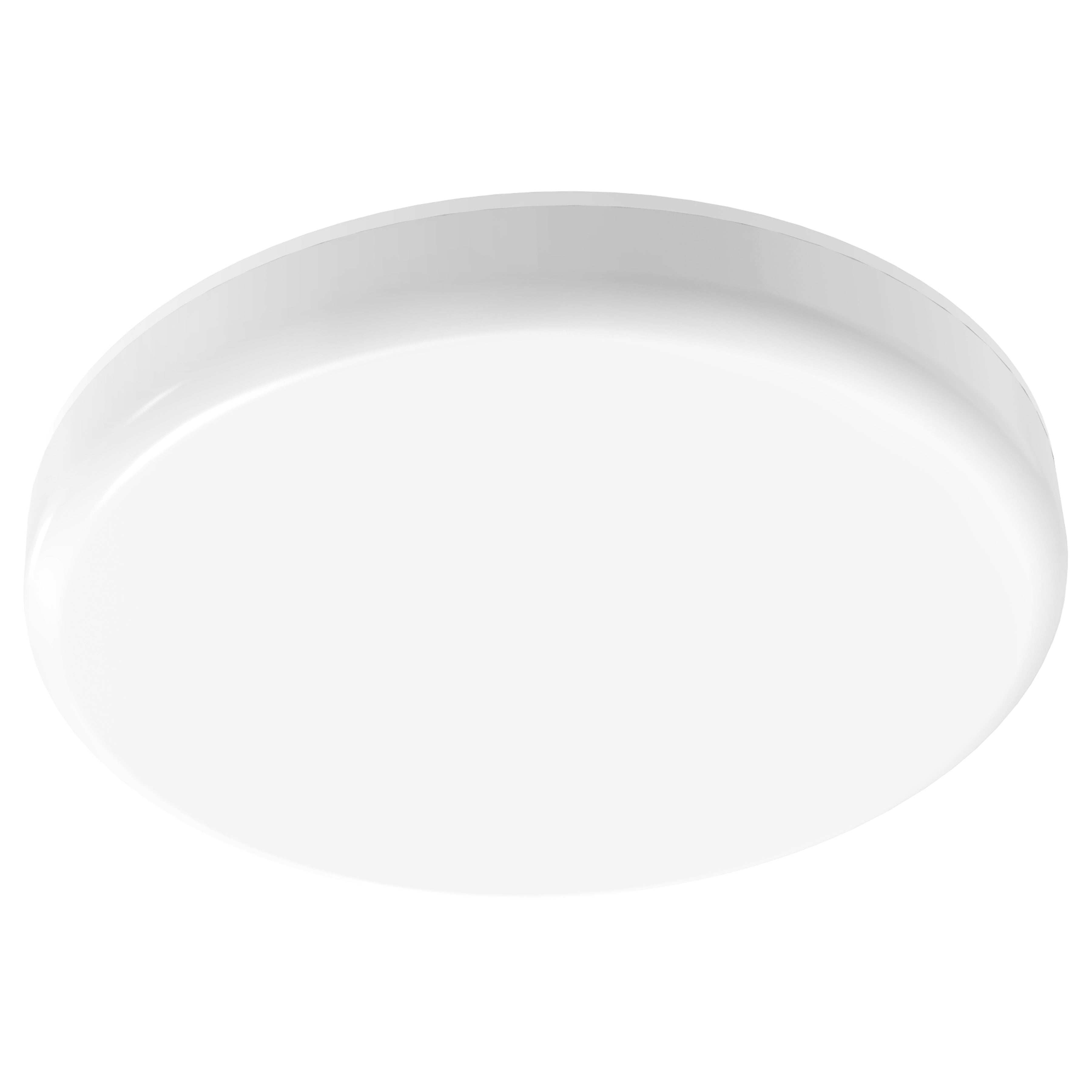 white frameless led flush mount