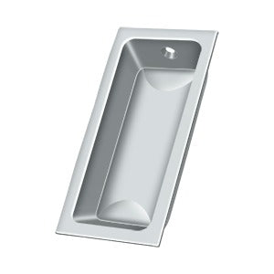 polished chrome flush pull