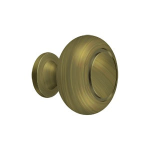 Deltana Round Knob with Groove